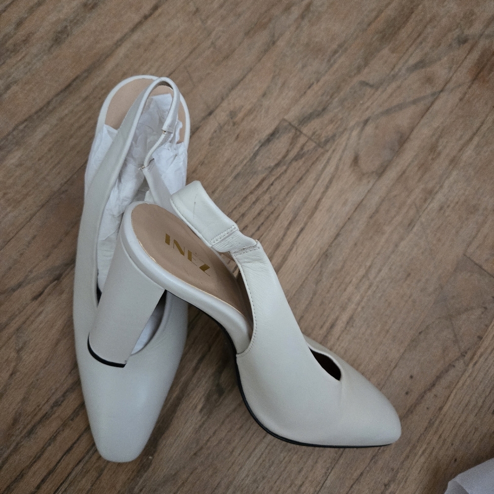 Inez Cream Heels